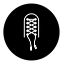 Shoe lace icon