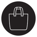 Shopping bag icon