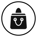 Shopping bag icon