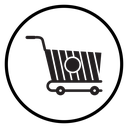 Shopping trolley icon
