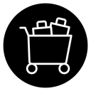 Shopping trolley icon