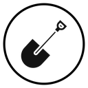 Short spade icon