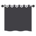 Shower curtain icon