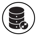 Shrink database icon