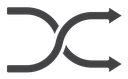 Shuffle arrow icon