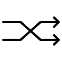 Shuffle arrow icon