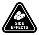 Side effects sign icon