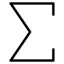Sigma Black Filled icon