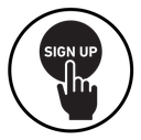 Sign up icon