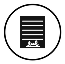 Signed document icon