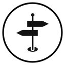Signpost icon