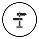 Signpost icon