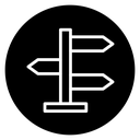 Signpost icon