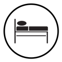 Single bed icon