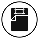 Single bed icon