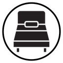 Single bed icon