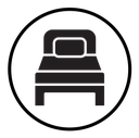 Single bed icon