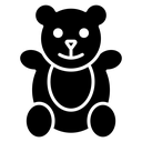 Sitting Teddy Bear icon