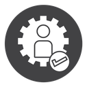 Skills Black Filled icon