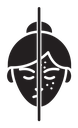Skin acne icon