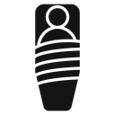 Sleeping bag icon