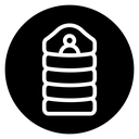 Sleeping bag icon