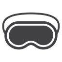 Sleeping mask icon