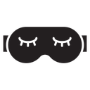 Sleeping mask icon