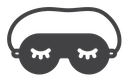 Sleeping mask icon