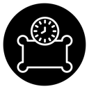 Sleeping time icon