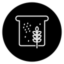 Slice of a wheat bread icon