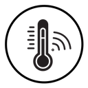 Smart temperature icon