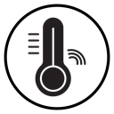 Smart temperature icon