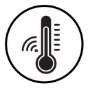 Smart temperature icon