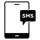 Sms Black Filled icon