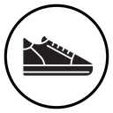 Sneaker shoe icon