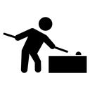 Snooker Black Filled icon