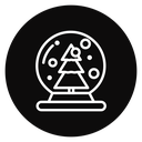 Snow globe icon