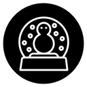 Snow globe icon