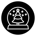 Snow globe icon