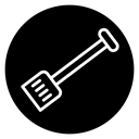 Snow shovel icon
