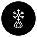 Snowflake droplets 2 icon
