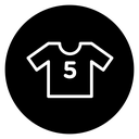 Soccer jersey icon