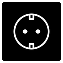 Socket European Wall Plate icon