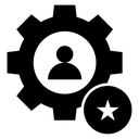 Soft skills Black Filled icon