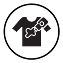Softener clothes dirt icon