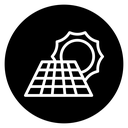 Solar energy 2 icon