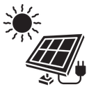 Solar energy icon