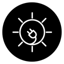 Solar energy icon