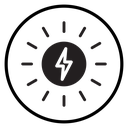 Solar energy icon